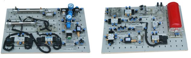 LG-YY18C型 气动与PLC实训装置(T型铝槽单面)