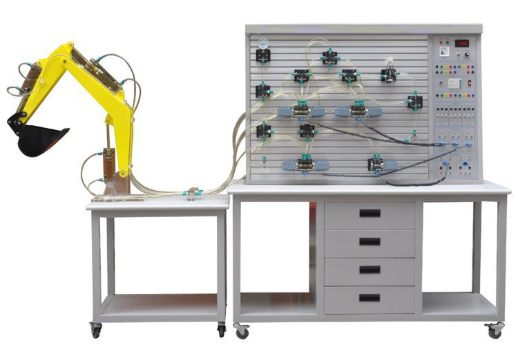 挖掘机液压PLC控制实训装置,挖掘机试验台