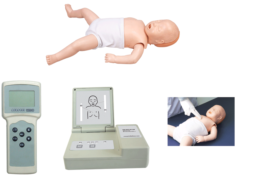 高级婴儿综合急救训练模拟人，心肺复苏模拟人