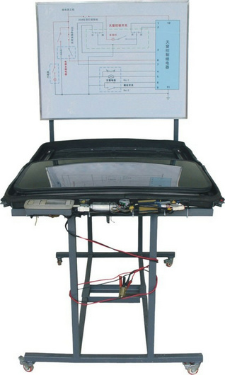 电动天窗系统示教板\\汽车电动天窗实验台