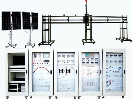 LG-TG01型 大型模拟太阳升降、太阳跟踪、光伏发电、充电逆变实训装置