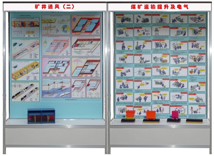 煤矿安全陈列柜|煤矿教学陈列柜