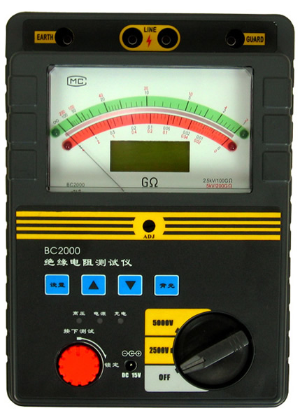 BC2000/BC2010型系列 绝缘电阻测试仪