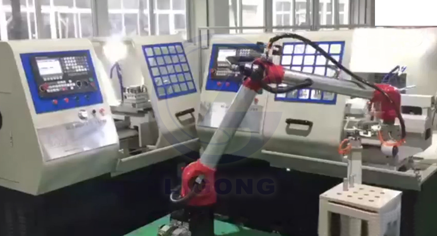 工业机器人机床上下料